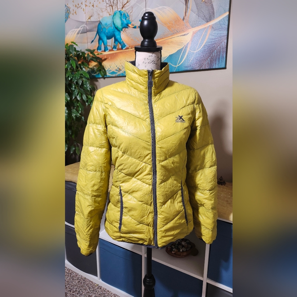 ZeroXposur Women's S Down Quilted Puffer Jacket Coat Winter Cozy Comfy Packable